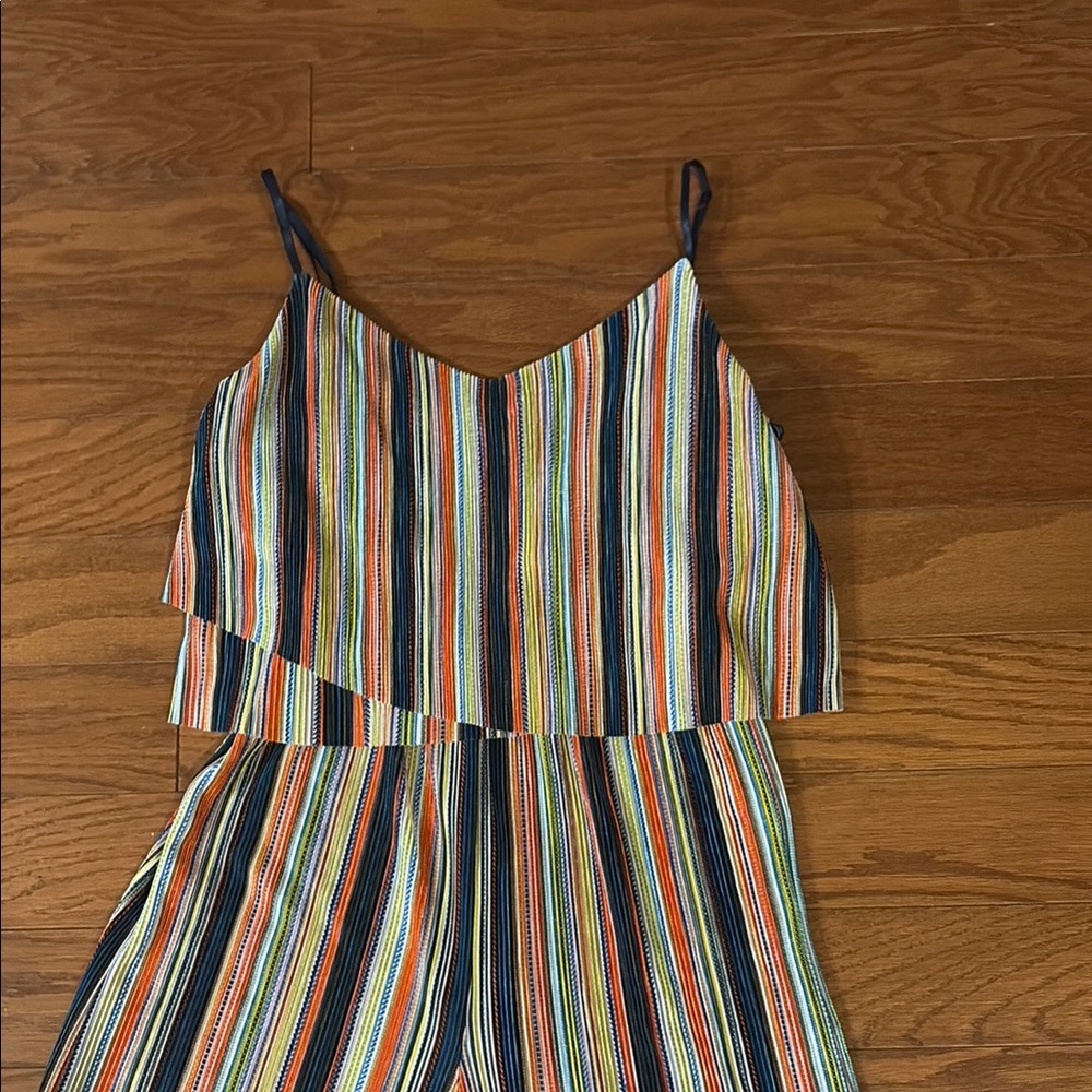 Colorful Striped Jumpsuit